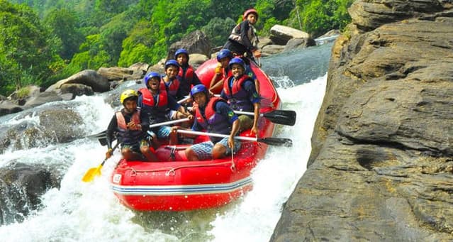 Full-Day Adventure in Kitulgala: Rafting, Waterfall Abseiling & Canoeing